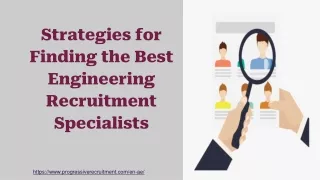 Strategies for Finding the Best Engineering Recruitment Specialists