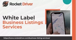 Best White Label Business Listings Services - Rocket Driver