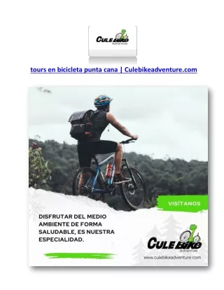 tours en bicicleta punta cana