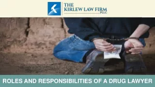 Roles and Responsibilities of a Drug Lawyer