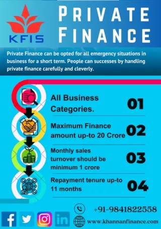 KFIS Private Finance Chennai