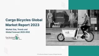 Cargo Bicycles Global Market Size, Share, By Product Type, By Wheel Size, By Application, By Fuel Type, By Region and Se