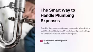 The Smart Way to Handle Plumbing Expenses