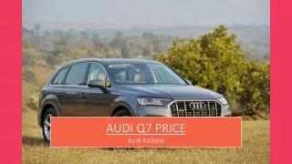 Audi Q7 Price