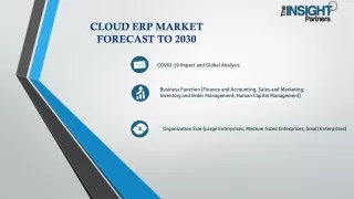 Cloud ERP Market Outlook to 2030