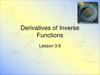 Derivatives of Inverse Functions