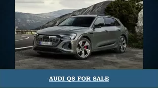 Audi Q8 for Sale