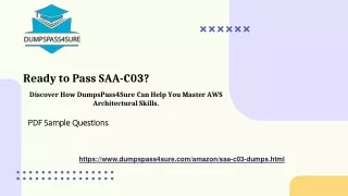 Looking to Ace the SAA-C03 Dumps? Pass4Sure Has Answers!