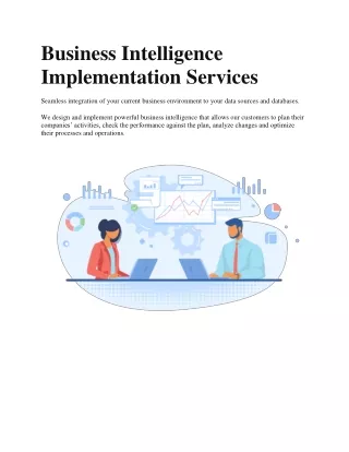 Business Intelligence Implementation Services