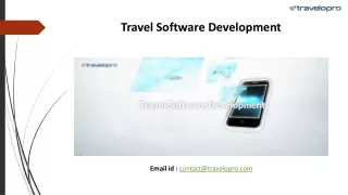 Travel Software Development