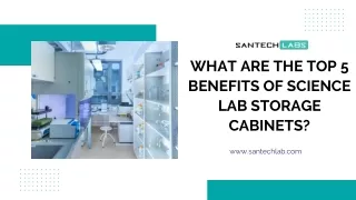 What are The Top 5 Benefits of Science Lab Storage Cabinets?