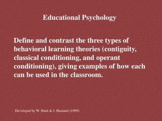 Educational Psychology