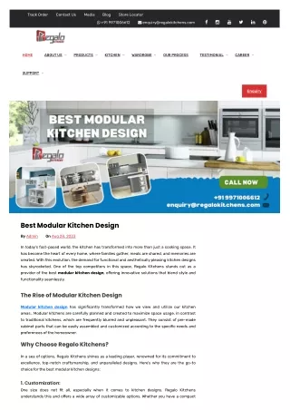 Best Modular Kitchen Design