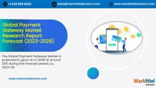 Global Payment Gateway Market Research Report: Forecast (2023-2028)