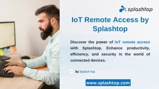 IoT Remote Access by Splashtop