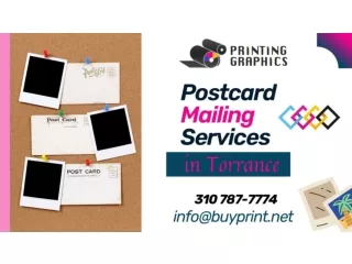 Printing Graphics Offers the Best Postcard Printing Services in Torrance