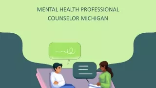 Mental Health Professional Counselor Michigan