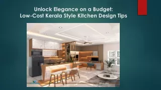 Unlock Elegance on a Budget: Low-Cost Kerala Style Kitchen Design Tips