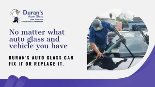 Duran's Auto Glass Repair shop in San Pablo -PPT