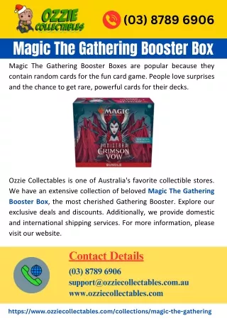 Magic The Gathering Booster Box