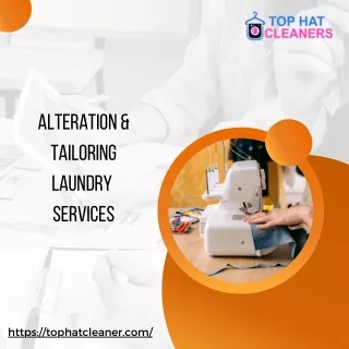 Alteration & Tailoring laundry services