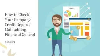 How to Check Your Company Credit Report? Maintaining Financial Control​​