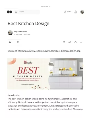 Best Kitchen Design