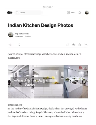 Indian Kitchen Design Photos