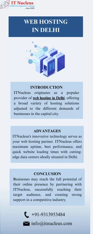 Web Hosting In Delhi | ITNucleus