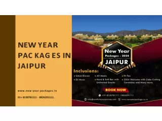 New Year Packages in Jaipur | New Year Celebration Packages in Jaipur