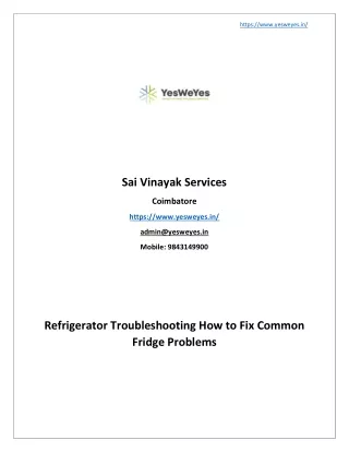 Refrigerator Troubleshooting How to Fix Common Fridge Problems