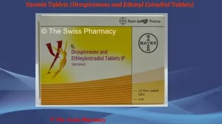 Yasmin Tablets (Drospirenone and Ethinyl Estradiol Tablets)