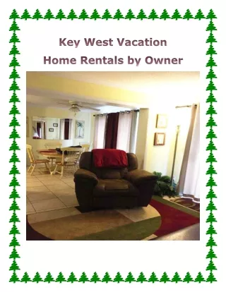 Key West Vacation Home Rentals by Owner