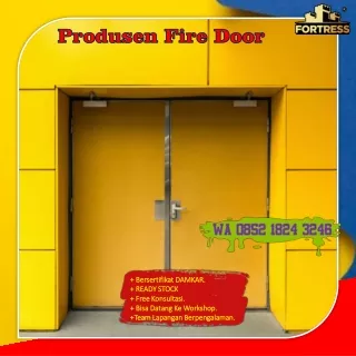 CUSTOM UKURAN..!! Wa 0852 1824 3246 Jual Fire Door Fortress Untuk Supermarket Di Meda