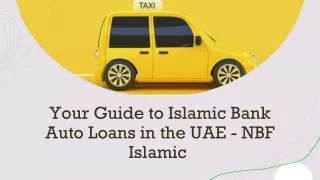 Islamic bank car loan