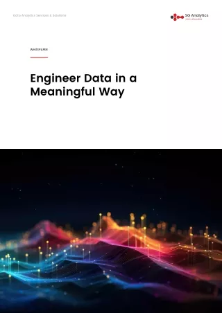 Engineer Data in a Meaningful Way