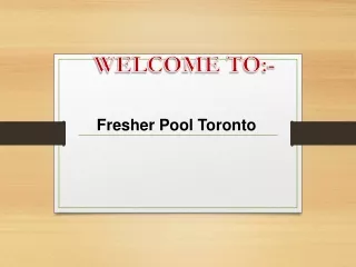 Looking for the best Pool Services in Maple Leaf