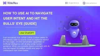 HOW TO USE AI TO NAVIGATE USER INTENT AND HIT THE BULLS’ EYE [GUIDE]