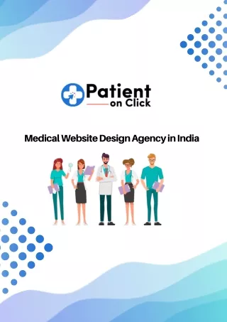 Medical Website Design Agency in India