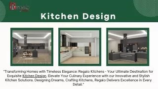 Kitchen Design | Regalo Kitchens