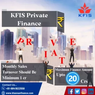 Private Finance & Loan In Chennai @ KFIS...!!!