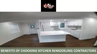 Benefits of Choosing Kitchen Remodeling Contractors