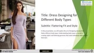 Title Dress Designing for Different Body Types