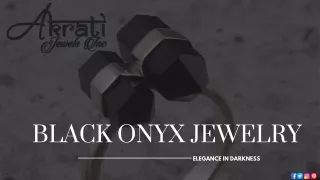 Black Onyx Silver Jewelry