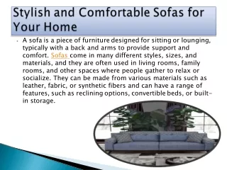 Stylish sofas 2