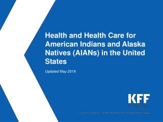 Health and Health Care for American Indians and Alaska Natives (AIANs) in the United States