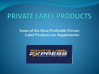 Privatelabele Manufacturer