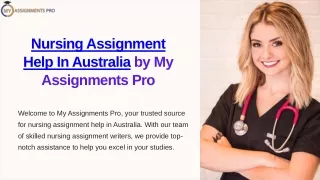 Expert Nursing Assignment Help: Acing Your Academic Journey