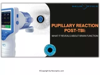 Pupillary Reaction Post-TBI What It Reveals About Brain Function