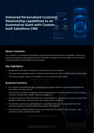 Custom-Built-Salesforce-CRM-For-Automotive-Giant